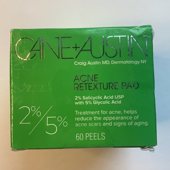 Cane and Austin Skincare Cane Austin Acne Skin Face Texture Pads 5 Glycolic 2 Salicylic Acid